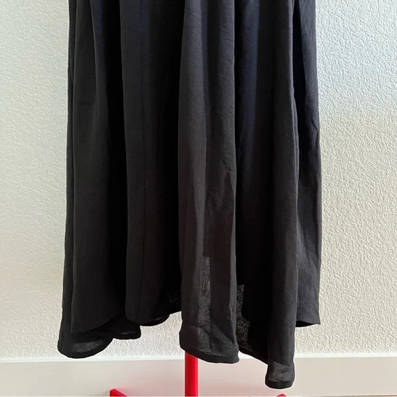 NWT 12th Tribe Black Midi Skirt Medium - Picture 5 of 13